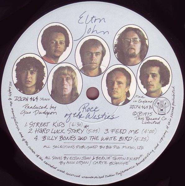 Elton John - Rock Of The Westies | DJM Records (DJLPH 464) - 4