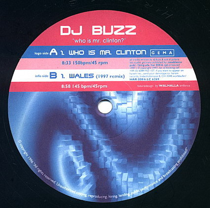 DJ Buzz - Who Is Mr. Clinton? | Harem Records (HAR 008-6) - main