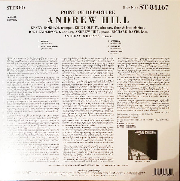 Andrew Hill - Point Of Departure | Blue Note (4535330) - main