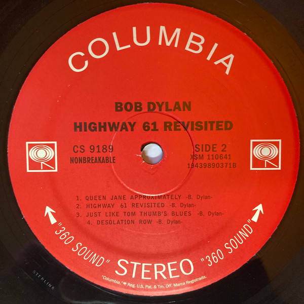 Bob Dylan - Highway 61 Revisited | Columbia (CS 9189) - 4 Bob Dylan - Highway 61 Revisited | Columbia (CS 9189) - 4