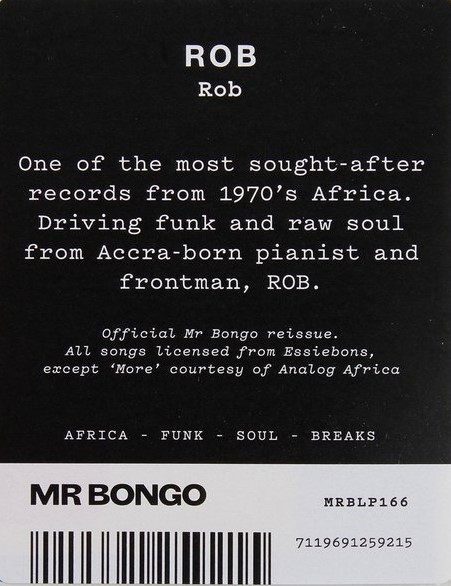 Rob - Rob | Mr Bongo (MRBLP166) - 2