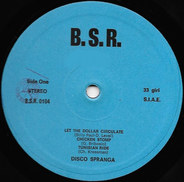 Various - Disco Spranga | B.S.R. (B.S.R. 0104) - main Various - Disco Spranga | B.S.R. (B.S.R. 0104) - main