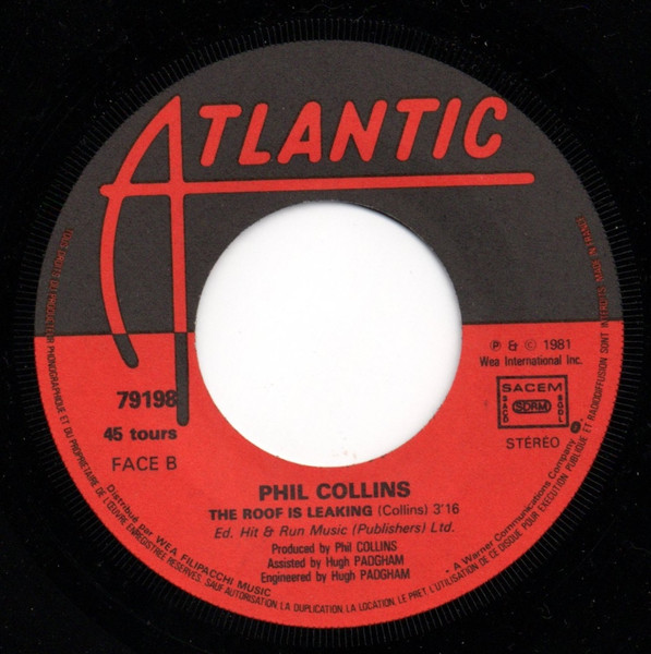 Phil Collins - In The Air Tonight | Atlantic (79 198) - 4