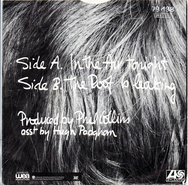 Phil Collins - In The Air Tonight | Atlantic (79 198) - 2
