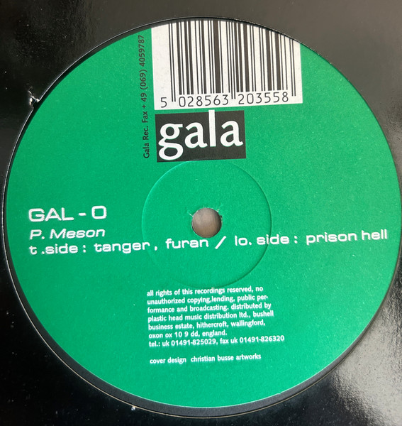 P. Meson - Prisonhell E.P. | Gala (GAL0) - 2
