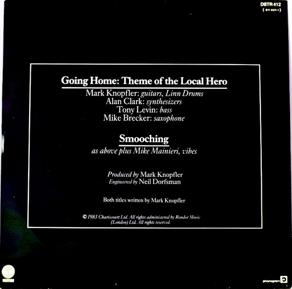 Mark Knopfler - Going Home: Theme Of The Local Hero | Vertigo (DSTR 412) - 2 Mark Knopfler - Going Home: Theme Of The Local Hero | Vertigo (DSTR 412) - 2