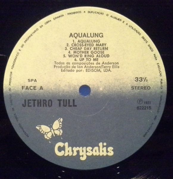 Jethro Tull - Aqualung | Chrysalis (622215) - 3
