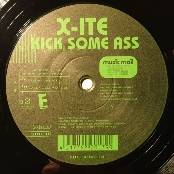 X-Ite - Kick Some Ass | Full-E Records (FUE-0028-12) - main