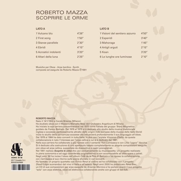 Roberto Mazza - Scoprire Le Orme | Soave (SV 08) - 2 Roberto Mazza - Scoprire Le Orme | Soave (SV 08) - 2