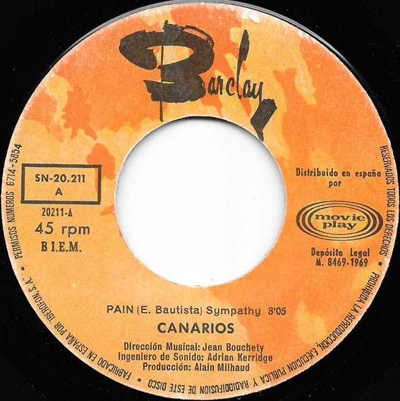 Canarios - Pain / Three-Two-One-Ah! | Sonoplay (SN.20.211) - 3