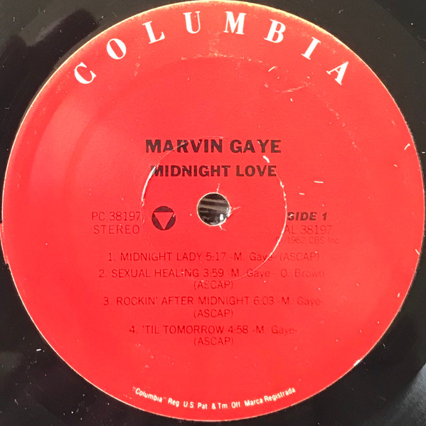 Marvin Gaye - Midnight Love | Columbia (PC 38197) - 3 Marvin Gaye - Midnight Love | Columbia (PC 38197) - 3