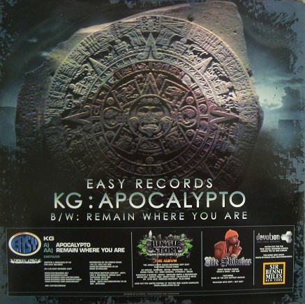 KG - Apocalypto / Remain Where You Are | Easy Records (EASY DJ039) - 2