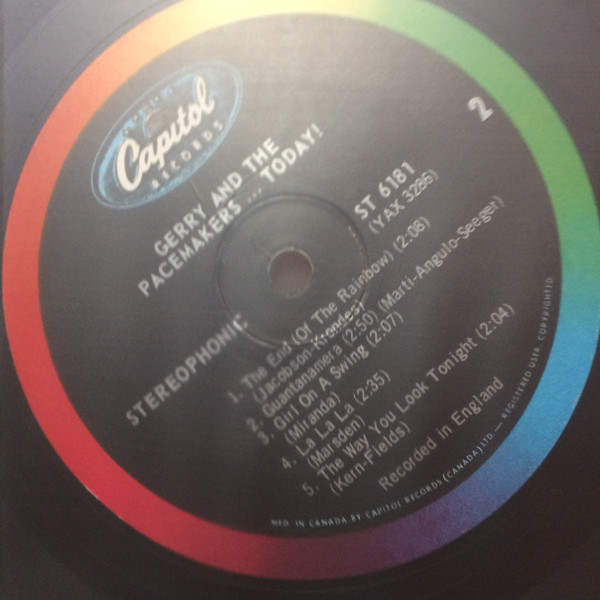 Gerry & The Pacemakers - Gerry And The Pacemakers...Today! | Capitol Records (ST 6181) - 3 Gerry & The Pacemakers - Gerry And The Pacemakers...Today! | Capitol Records (ST 6181) - 3