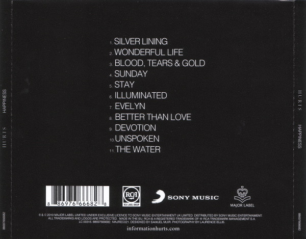Hurts - Happiness | RCA Label Group (88697666682) - 2