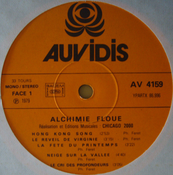 Philippe Feret - Alchimie Floue | Auvidis (AV 4159) - 3 Philippe Feret - Alchimie Floue | Auvidis (AV 4159) - 3