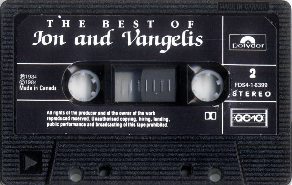 Jon & Vangelis - The Best Of Jon And Vangelis | Polydor (PDS4-1-6399) - 4