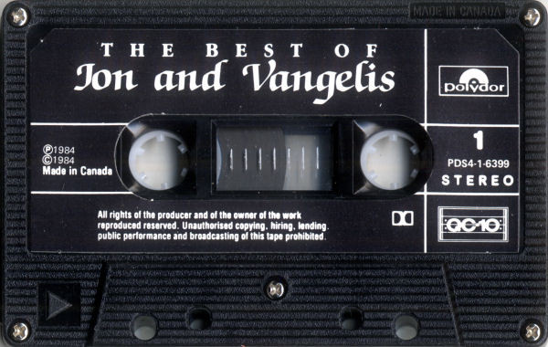 Jon & Vangelis - The Best Of Jon And Vangelis | Polydor (PDS4-1-6399) - 3