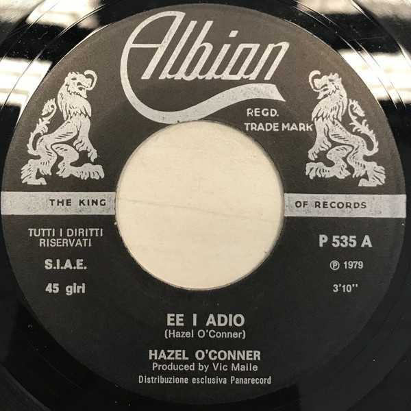 Hazel O'Connor - Ee-I-Adio | Albion Records (DEL 2) - 3 Hazel O'Connor - Ee-I-Adio | Albion Records (DEL 2) - 3