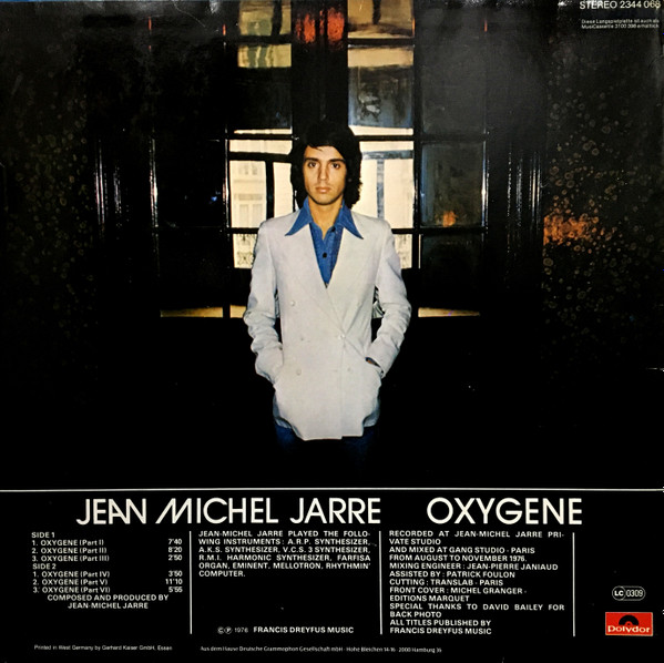 Jean-Michel Jarre - Oxygene | Polydor (2344 068) - 2