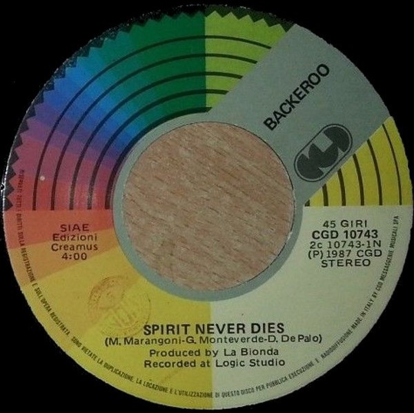 Backeroo - Spirit Never Dies | CGD (CGD 10743) - 4