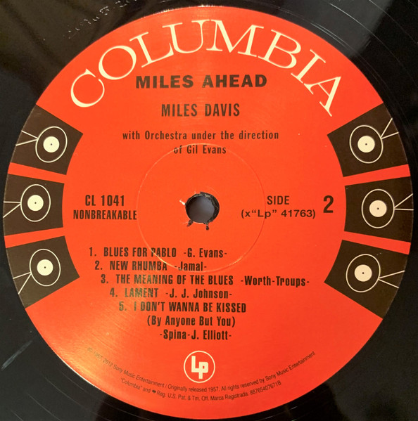 Miles Davis + 19 Orchestra Under The Direction Of Gil Evans - Miles Ahead | Columbia (CL 1041) - 4 Miles Davis + 19 Orchestra Under The Direction Of Gil Evans - Miles Ahead | Columbia (CL 1041) - 4