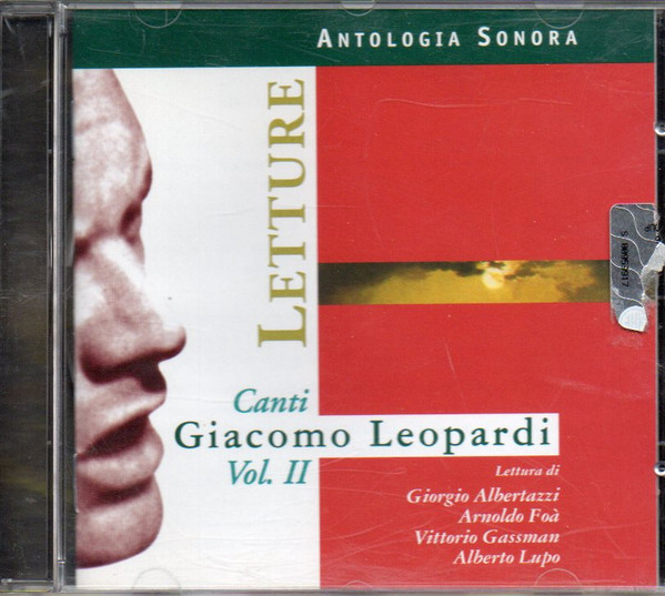Giacomo Leopardi - Canti Vol. II | Fonit Cetra (CDLE1006) - main