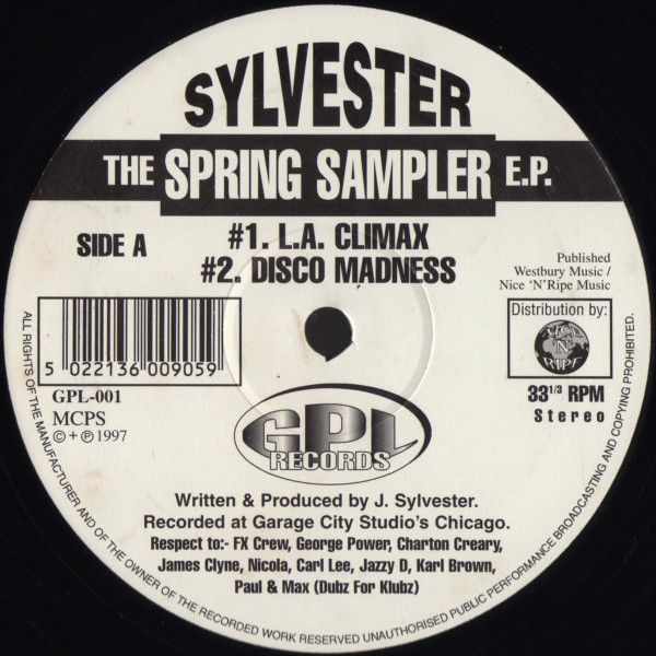 Jeremy Sylvester - The Spring Sampler E.P. | GPL Records (GPL-001)