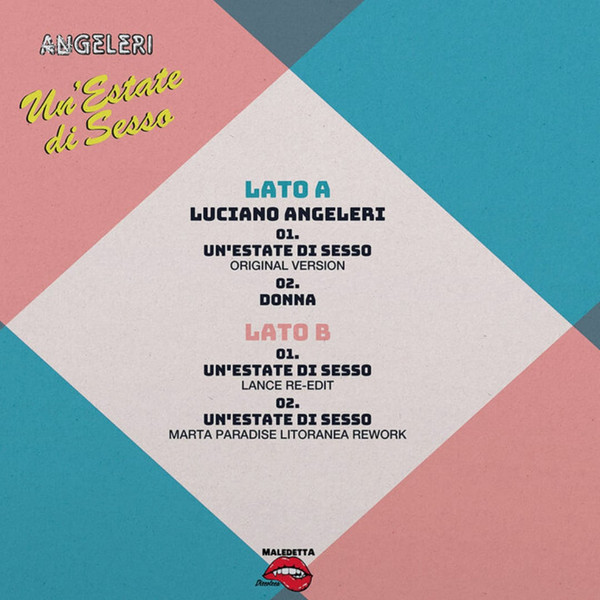 Luciano Angeléri - Un'Estate Di Sesso | Maledetta Discoteca (MD-33-005)