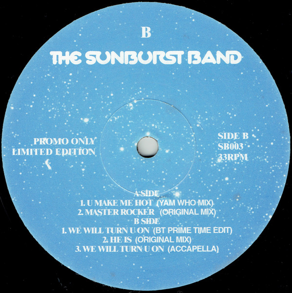 The Sunburst Band - U Make Me Hot | Z Records (SB003) - main