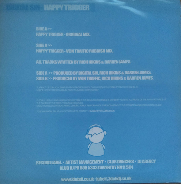 Digital Sin - Happy Trigger | Klub DJ (KDJ 001) - 2