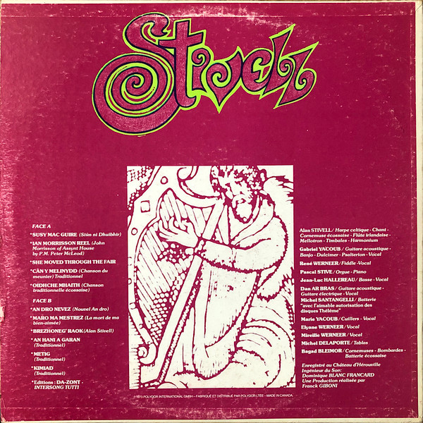 Alan Stivell - Chemins De Terre | Polydor (2424 085) - 2 Alan Stivell - Chemins De Terre | Polydor (2424 085) - 2