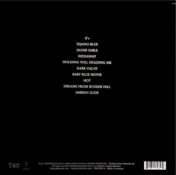 Cigarettes After Sex - X's | Partisan Records (PTKF3035-8) - 3 Cigarettes After Sex - X's | Partisan Records (PTKF3035-8) - 3