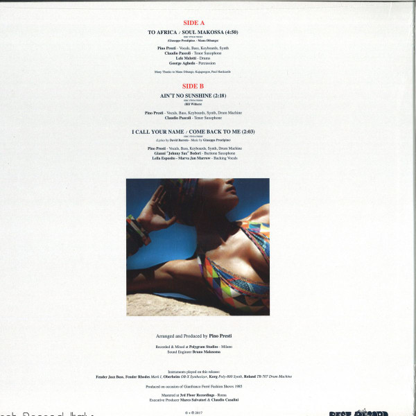 Pino Presti - To Africa / Soul Makossa | Best Record Italy (BST-X018) - 2