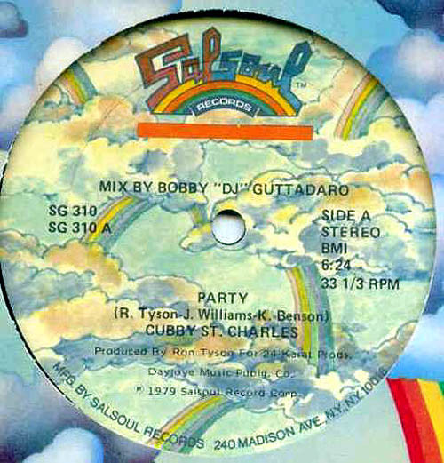Cubby St. Charles - Party / Shake It | Salsoul Records (SG 310) - main