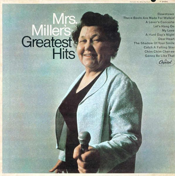Mrs. Elva Miller - Mrs. Miller's Greatest Hits | Capitol Records (T 2494)