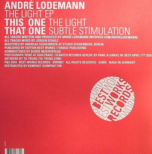 André Lodemann - The Light EP | Best Works Records (BWR007)