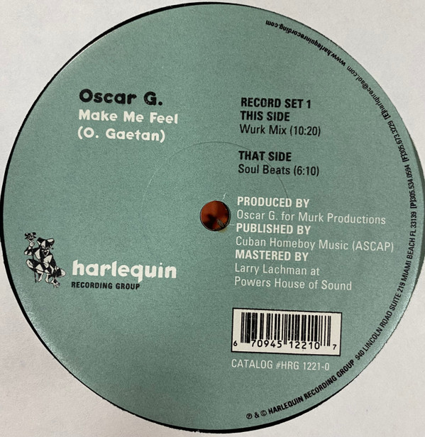 Oscar Gaetan - Make Me Feel | Harlequin Recording Group (HRG 1221-0) - 2