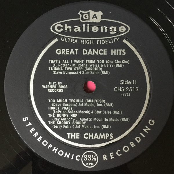 The Champs - Great Dance Hits | Challenge (CHS-2513) - 3 The Champs - Great Dance Hits | Challenge (CHS-2513) - 3