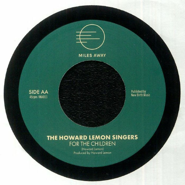 Howard Lemon Singers - You Are Somebody / For The Children | Miles Away (MA011) - 2