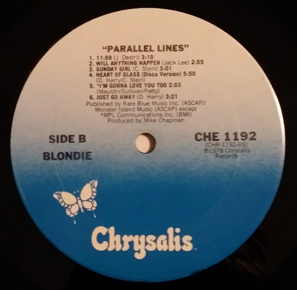 Blondie - Parallel Lines | Chrysalis (CHE 1192) - 4