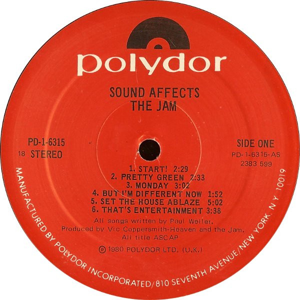 The Jam - Sound Affects | Polydor (PD-1-6315) - 3