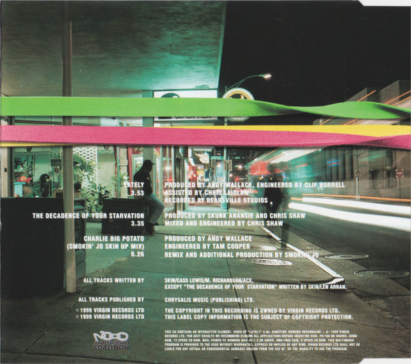 Skunk Anansie - Lately | Virgin (7243 896056 0 0) - 3 Skunk Anansie - Lately | Virgin (7243 896056 0 0) - 3