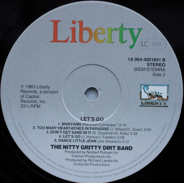 Nitty Gritty Dirt Band - Let's Go | Liberty (1A 064-4001841) - 4
