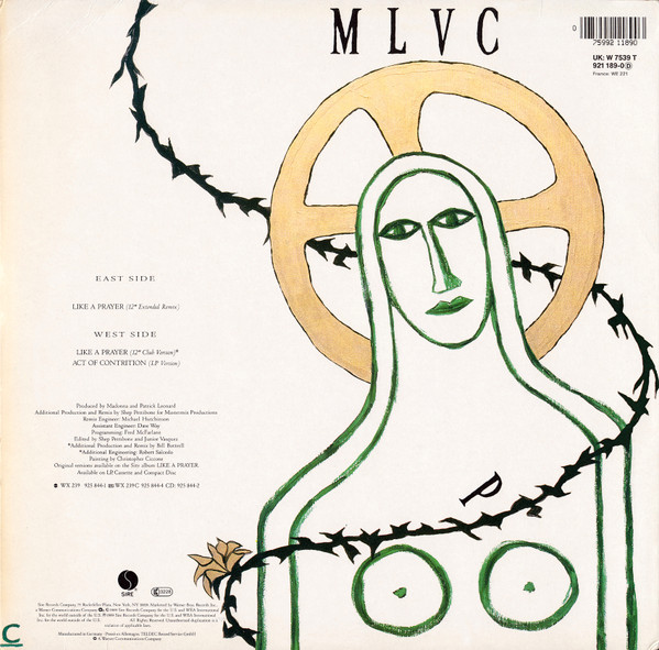 Madonna - Like A Prayer | Sire (W 7539 T) - 2 Madonna - Like A Prayer | Sire (W 7539 T) - 2