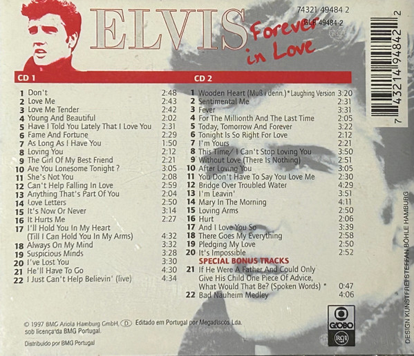 Elvis Presley - Forever In Love | Globo/RCA (74321 49484 2) - 2