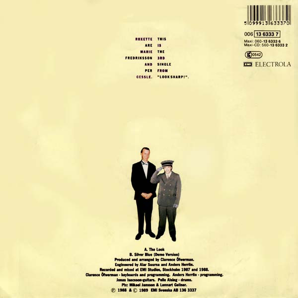 Roxette - The Look | EMI (006-13 6333 7) - 2