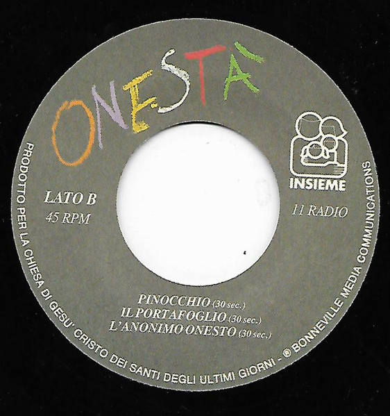Unknown Artist - Onestà | Insieme (11 RADIO) - 4