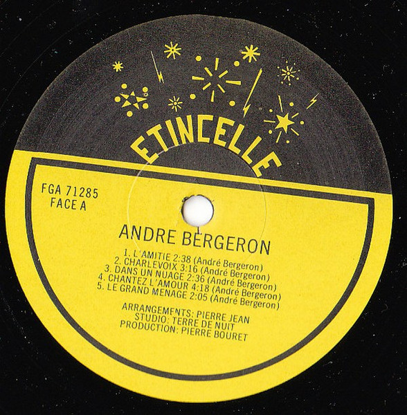 Andre Bergeron - Ecoute... | Etincelle (FGA 71285) - 3