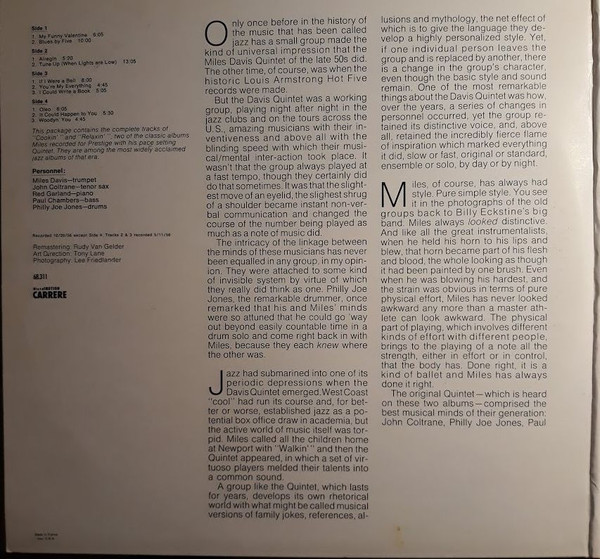 Miles Davis - Miles Davis | Prestige (68.311) - 2