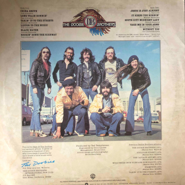The Doobie Brothers - Best Of The Doobies | Warner Bros. Records (w 56308) - 2 The Doobie Brothers - Best Of The Doobies | Warner Bros. Records (w 56308) - 2